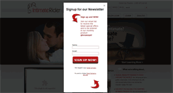 Desktop Screenshot of intimaterider.com