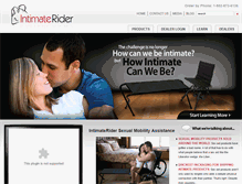 Tablet Screenshot of intimaterider.com